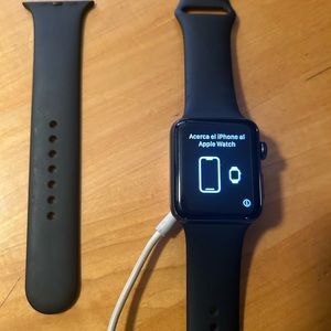 Black Apple Watch 3 Series
